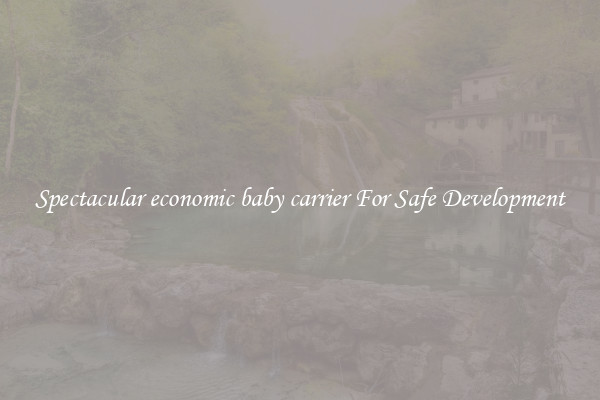 Spectacular economic baby carrier For Safe Development