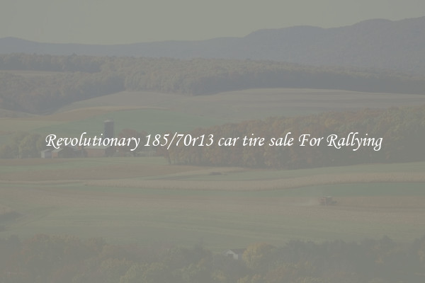 Revolutionary 185/70r13 car tire sale For Rallying