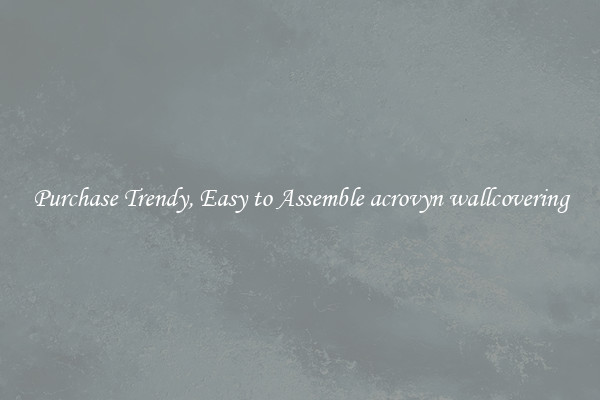 Purchase Trendy, Easy to Assemble acrovyn wallcovering