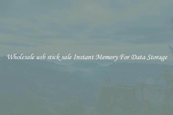Wholesale usb stick sale Instant Memory For Data Storage