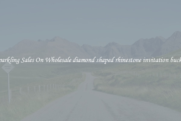 Sparkling Sales On Wholesale diamond shaped rhinestone invitation buckle