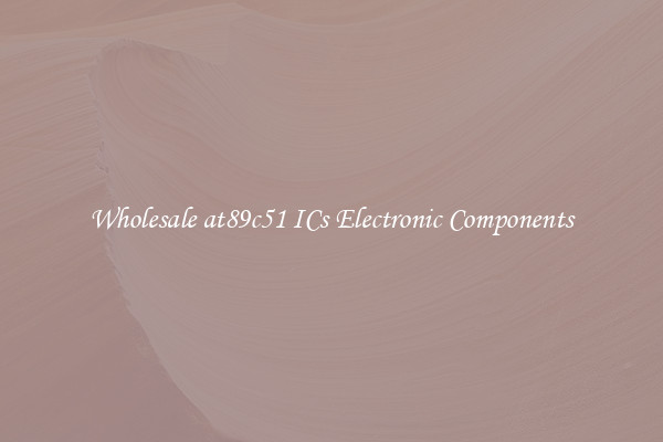 Wholesale at89c51 ICs Electronic Components