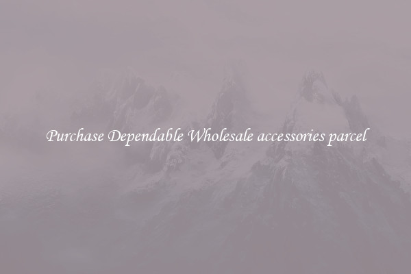 Purchase Dependable Wholesale accessories parcel