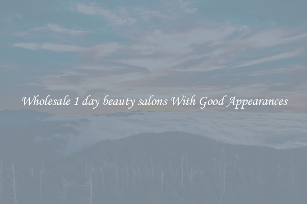 Wholesale 1 day beauty salons With Good Appearances