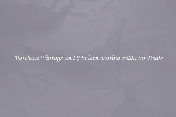 Purchase Vintage and Modern ocarina zelda on Deals
