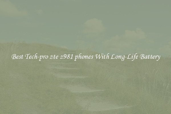Best Tech-pro zte z981 phones With Long-Life Battery