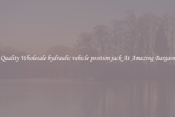 Quality Wholesale hydraulic vehicle position jack At Amazing Bargain